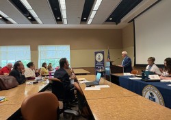 April 16, 2025: Senator Fontana attended the County Treasurers' Association of Pennsylvania annual meeting on April 16 in State College, speaking on state legislation that could impact their work.