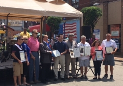 Junio 10, 2017: Senator Fontana participated in a ceremony in Sharpsburg on Sábado, honoring the Borough’s 175th birthday. 