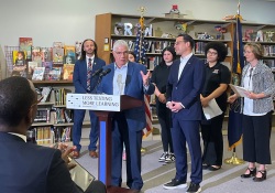 April 18, 2024: Senator Fontana joined Governor Shapiro at a press conference at Northgate Middle School where the governor announced his plan to streamline the way our schools administer standardized tests. These changes will save Pennsylvania millions of dollars, reduce the burden on students, families, and teachers, shorten the amount of time students spend taking tests and teachers spend administering them, and ensure schools get results faster so they can address learning gaps and give students the tailored support they need to succeed.
