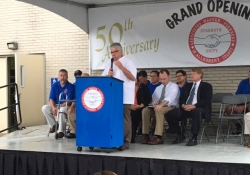 Senator Fontana attended a ribbon cutting ceremony for the Associated Master Plumbers of Allegheny County’s new facility in the Sheraden neighborhood of the City of Pittsburgh.  He was joined at the ceremony by Allegheny County Executive Rich Fitzgerald, City Councilwoman Teresa Kail-Smith, and Kevin Acklin, Mayor Bill Peduto’s Chief of Staff.