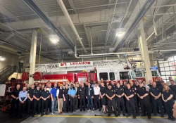 April 21, 2025: Senator Fontana spoke at a press conference at the Mt. Lebanon Fire Department where Governor Shapiro highlighted his administration’s efforts to support firefighters and first responders.