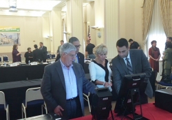 Octubre 26, 2017: Senator Fontana participated in a Joint Senate &amp; House Democratic Policy Committee hearing on voting technology at Point Park University.