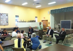 Septiembre 9, 2015: Senator Fontana attended and participated in a Town Hall meeting in Brookilne, organized by Representative Dan Miller that included Representatives Harry Readshaw and Dan Deasy that discussed the status of the state budget and various local issues.
