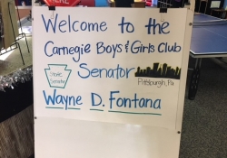 Diciembre 19, 2017: I was invited to visit the Carnegie location of the Boys &amp; Girls Clubs of Western PA.