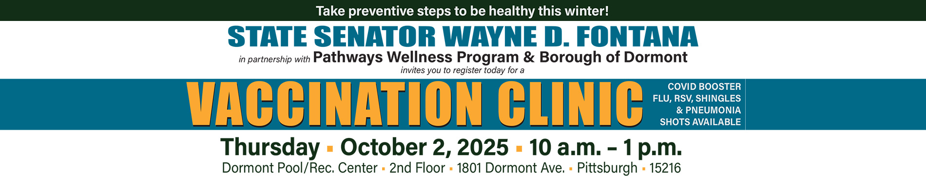 2025 Vaccination Clinic - October 2, 2025