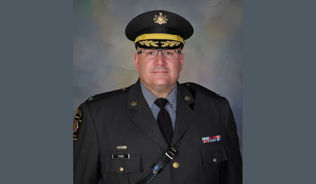 State Police Commissioner Colonel Christopher Paris